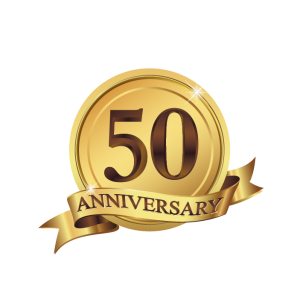 50th anniversary logo